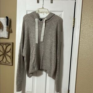 Express Gray Sweatshirt Hoodie